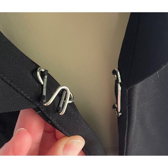 Vintage Blazer, Size S/M, 90s Black Western Style Jacket with Pearl Epaulettes - Picture 6 of 9